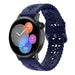 Bracelet silicone avec motif Huawei Watch GT 3 42mm (bleu foncé)