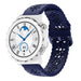Huawei Watch GT 3 Pro 43mm Silicone Strap Patterned (Dark Blue)