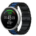 Bracelet acier Polar Unite (noir/bleu)