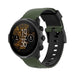 Bracelet silicone Suunto 7 (vert/noir)