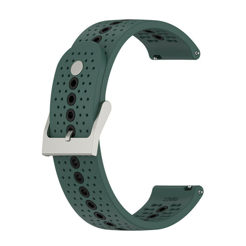 Bracelet silicone Suunto Race 2 (vert/noir)