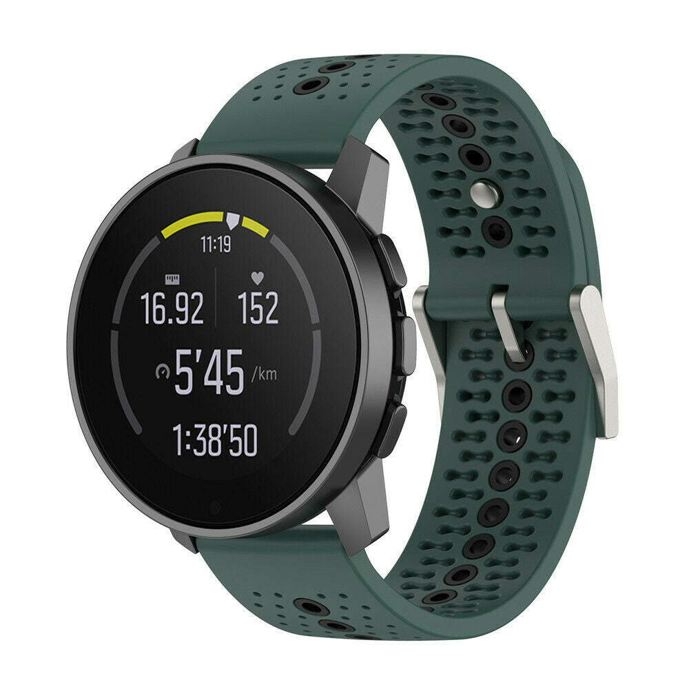 Suunto Race 2 Silicone Strap (Green/Black)
