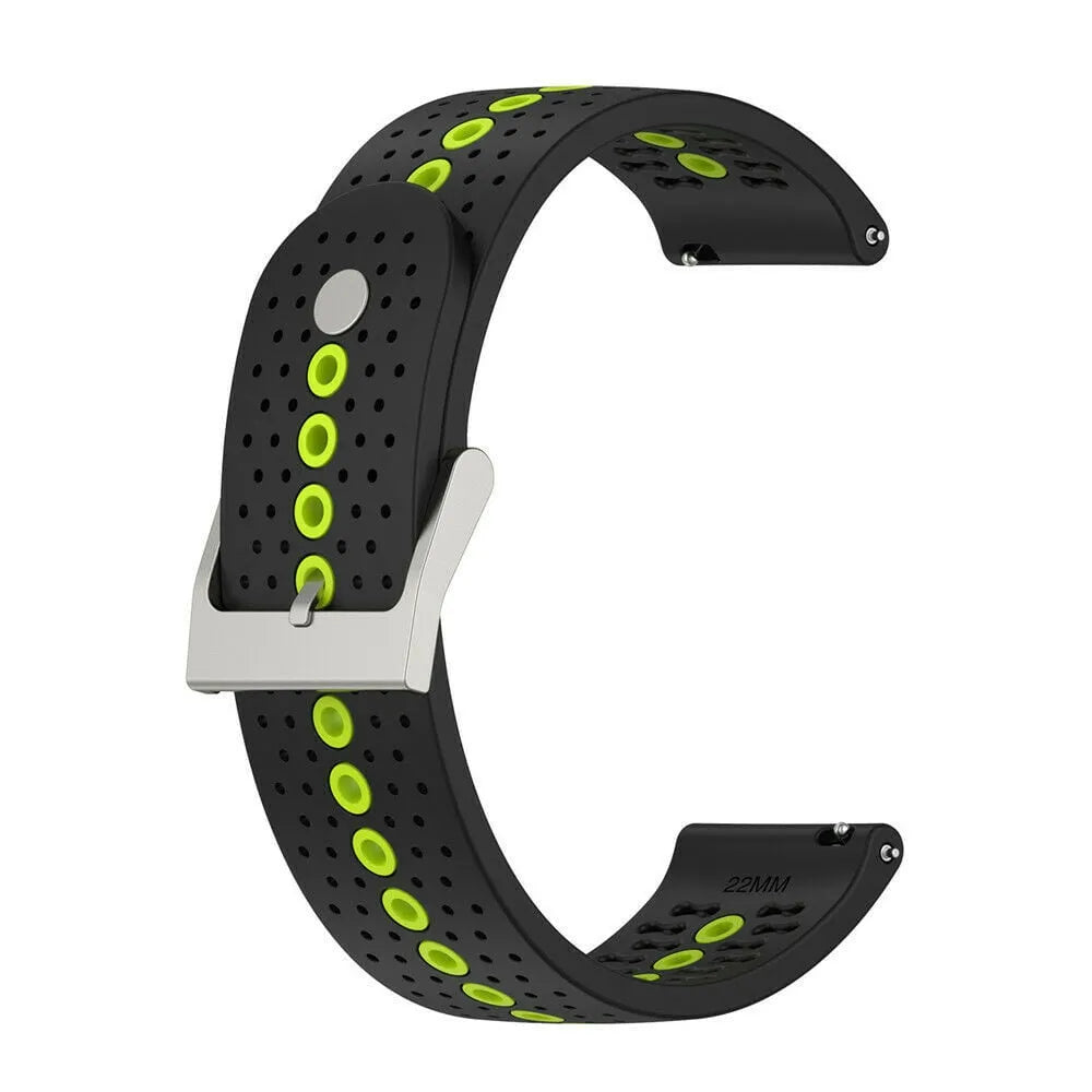 Bracelet silicone Suunto Race (S) (noir/jaune)