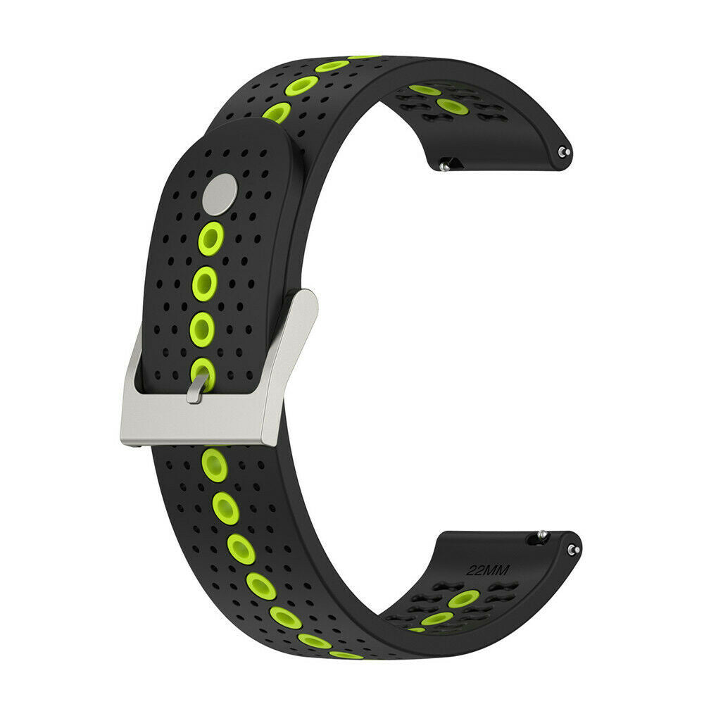 Bracelet silicone Suunto Vertical 2 (noir/jaune)