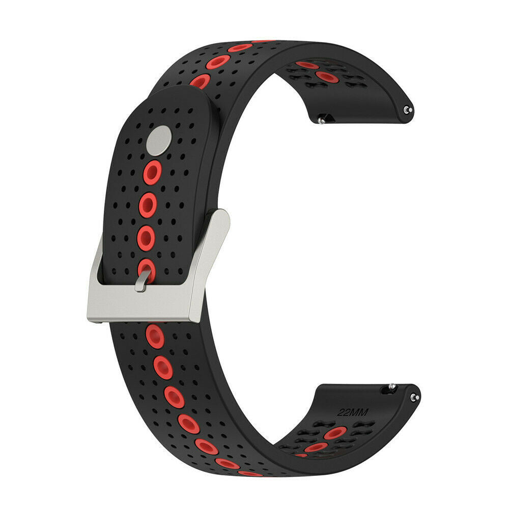 Suunto Run Silicone Strap (Black/Red)