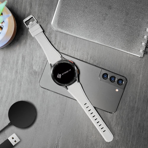 Amazfit Active 2 Twill Silicone Strap (White)