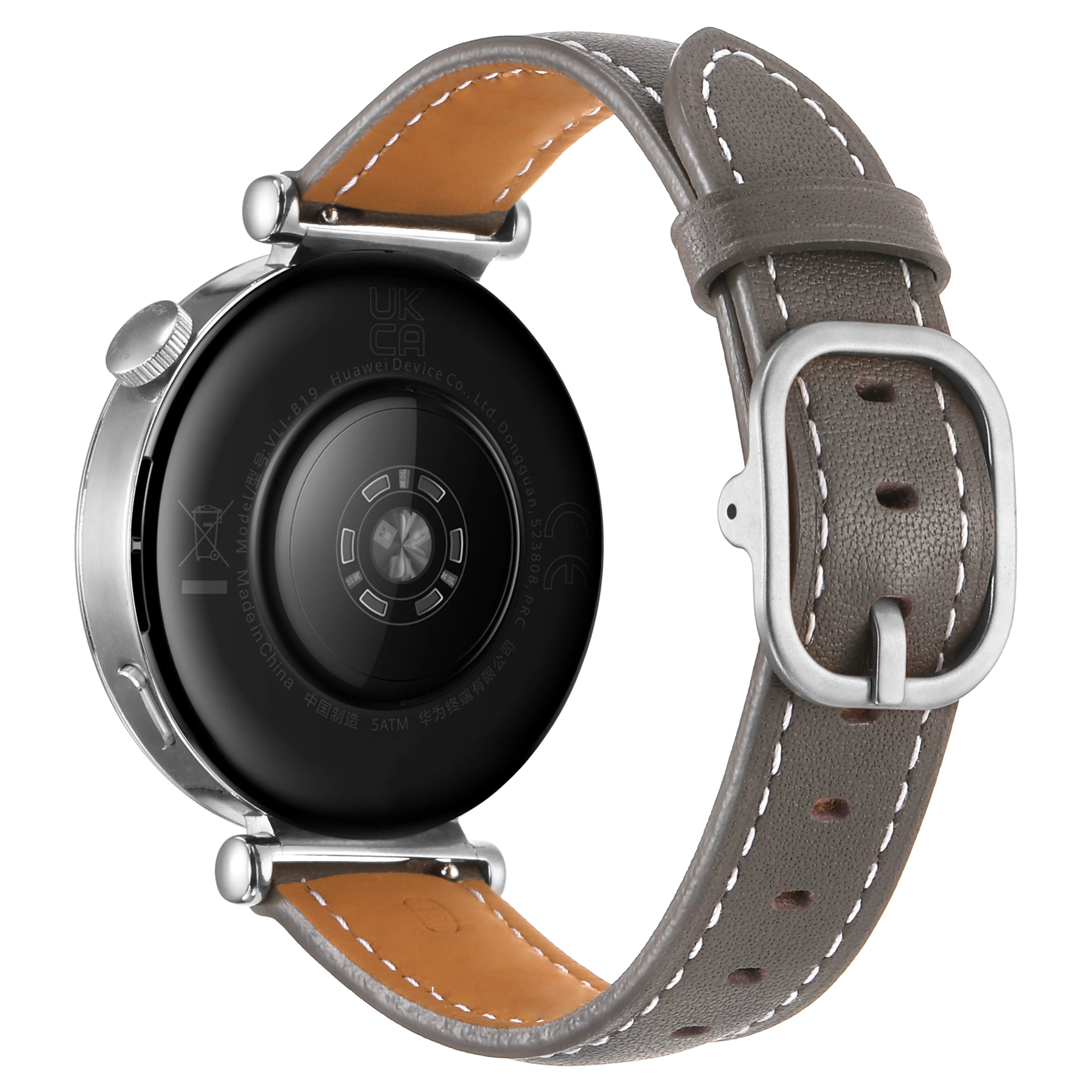 Fossil Gen 5e - 42mm Square Leather Strap (Taupe)