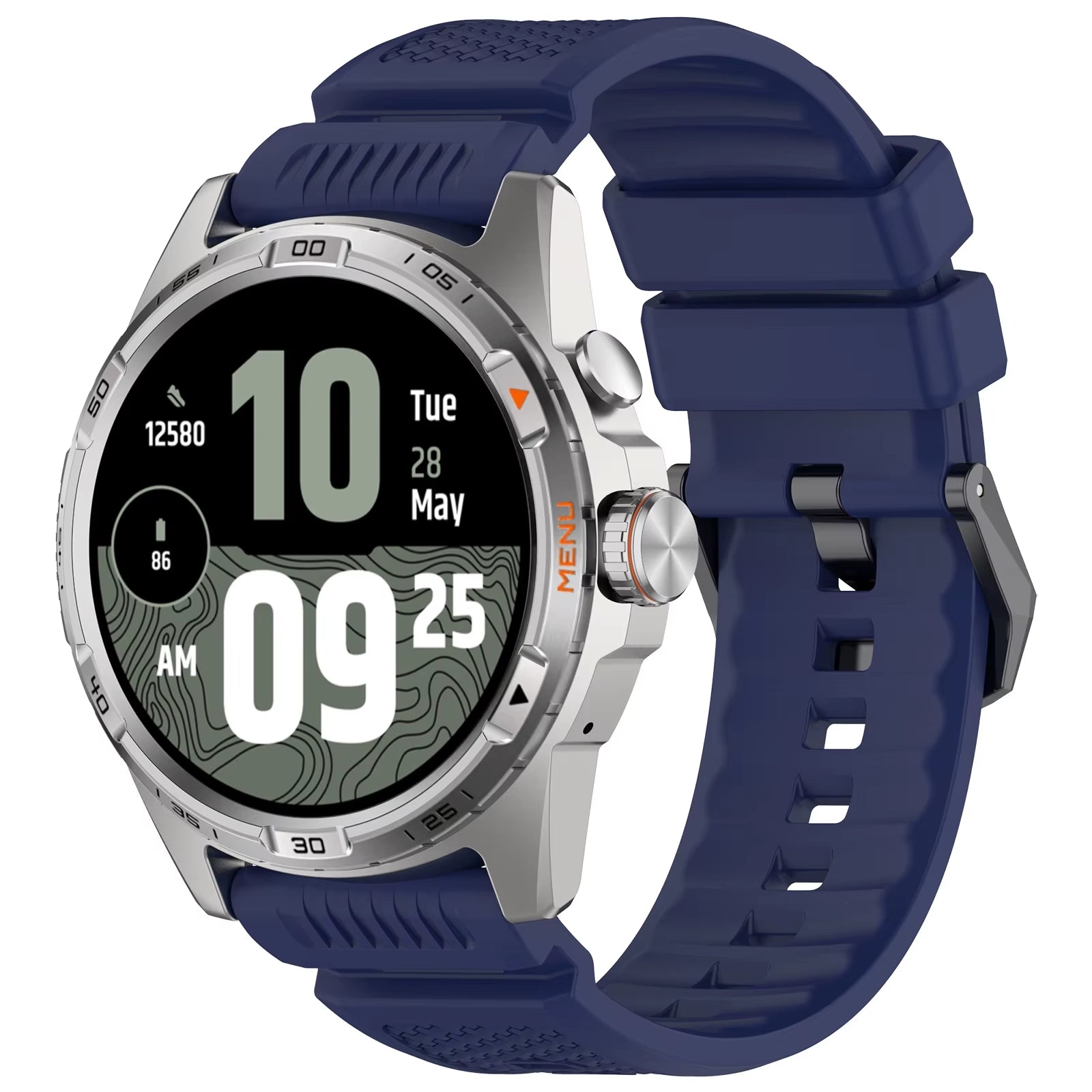 Bracelet silicone TicWatch Pro 5 Enduro (bleu foncé)