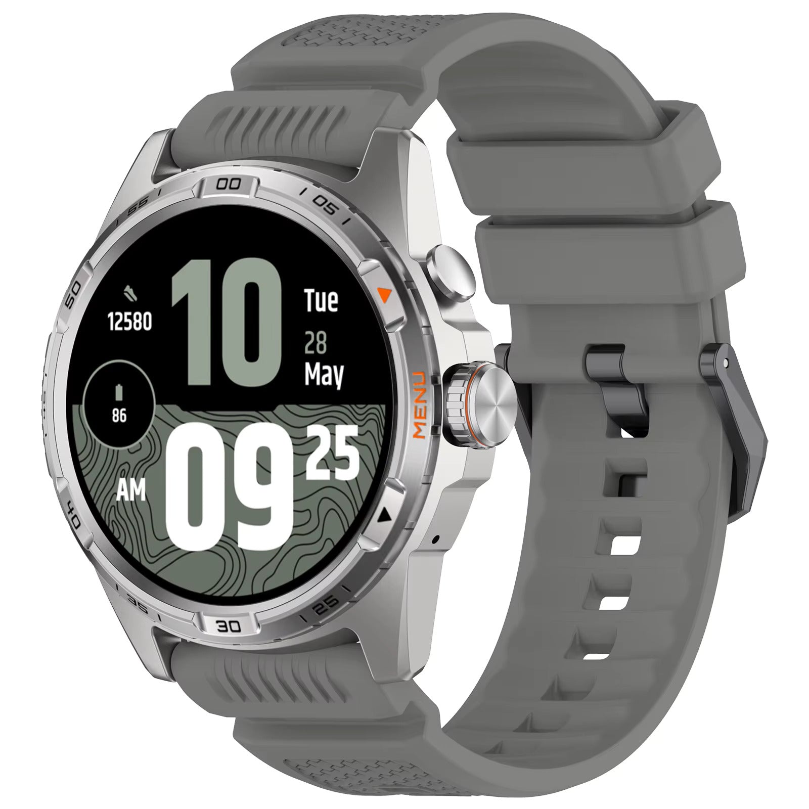 Bracelet silicone TicWatch Pro 5 Enduro (gris)