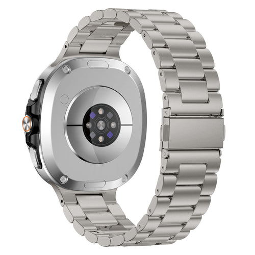 Bracelet acier Samsung Galaxy Watch 8 Classic (titane)