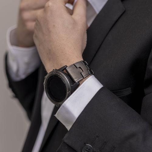 Bracelet titane Garmin Tactix 7 Pro (graphite)