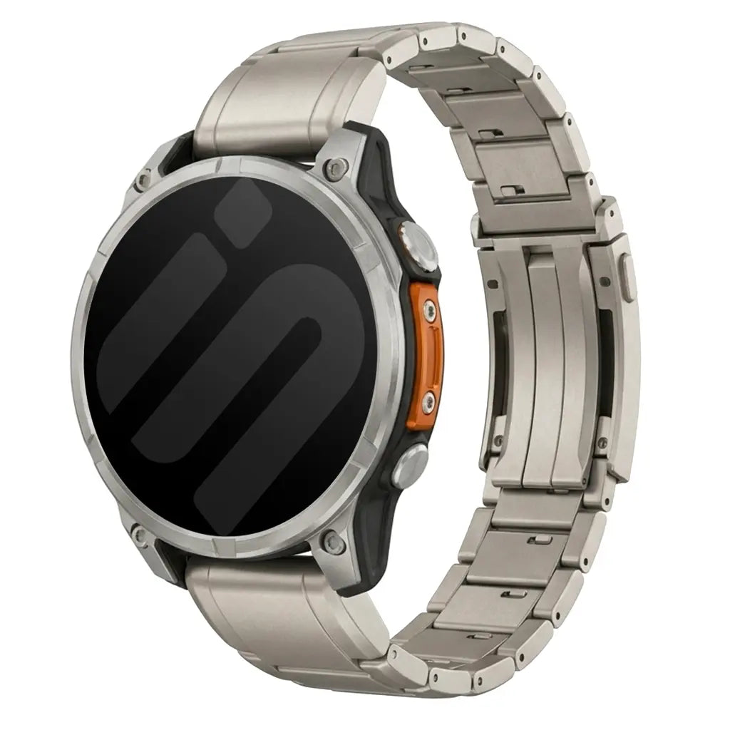 Garmin Forerunner 745 Adjustable Titanium Strap (Titanium)