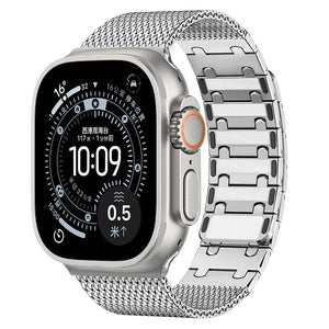 Apple Watch Solid Milanese Strap (Titanium)