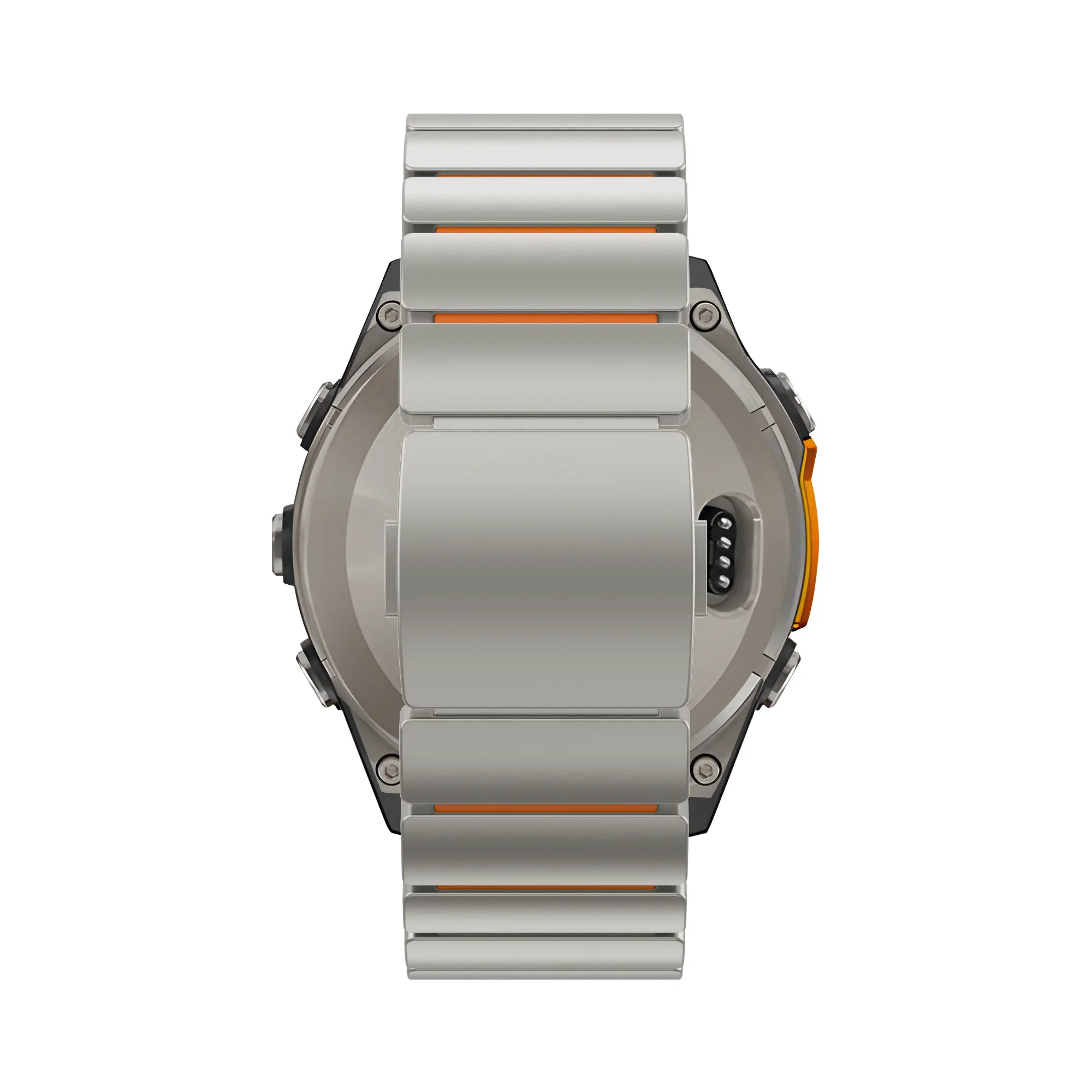 Bandz Garmin Fenix E Titanium Strap 'Hybrid' (Titanium/Orange)
