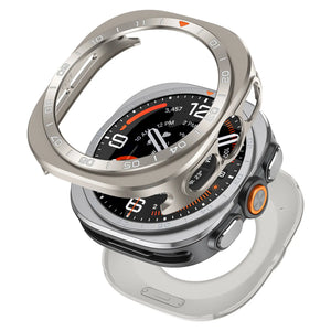 Samsung Galaxy Watch Ultra 2 Metal Case with Bezel (Titanium/Orange)
