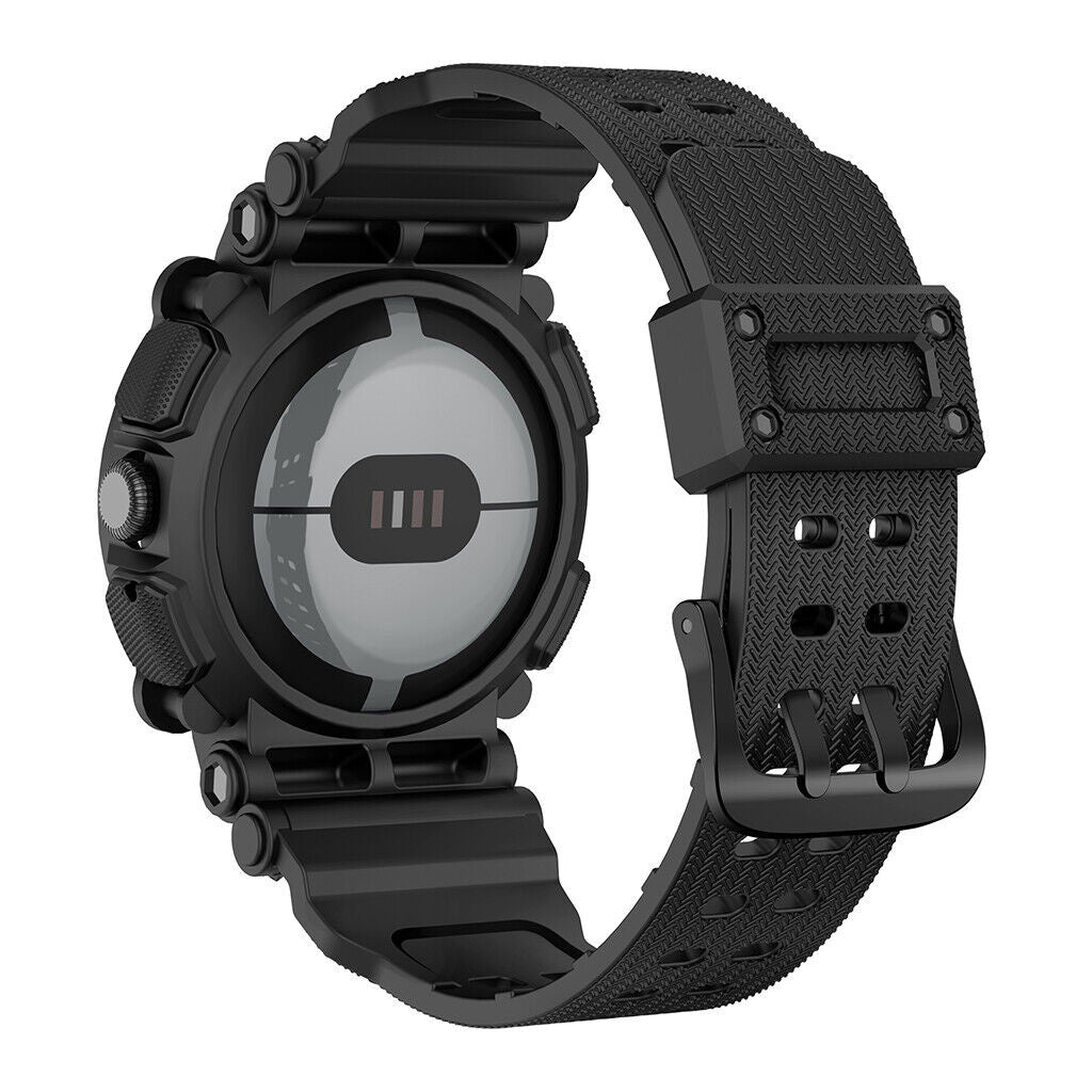 Bracelet TPU avec cadre Google Pixel Watch 4 - 41mm (noir)