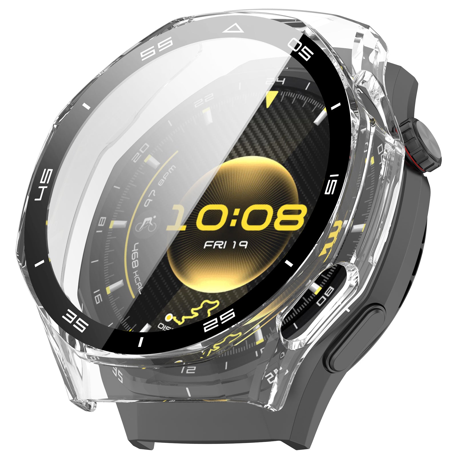 Coque dure avec verre Huawei Watch GT 6 Pro (transparente)
