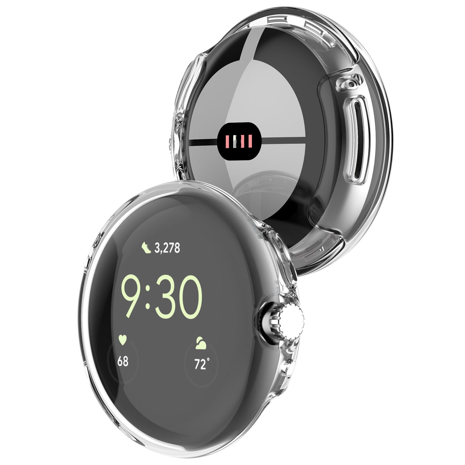 Google Pixel Watch 4 - 45mm TPU Case (Transparent)