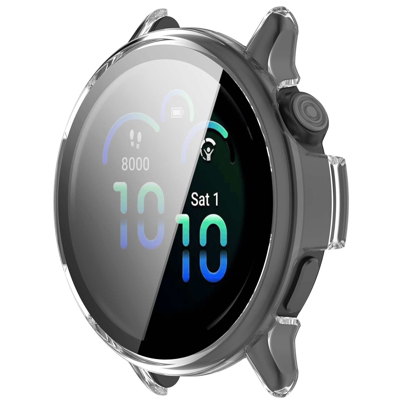 Coque rigide avec verre Garmin Vivoactive 6 (transparent)