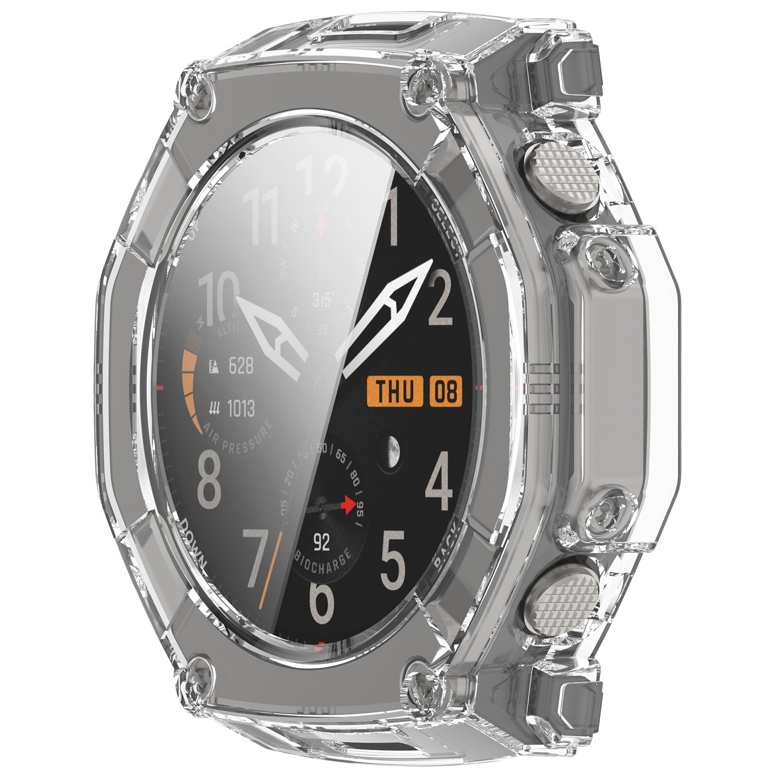 Coque PC en verre Amazfit T-Rex Ultra 2 (transparent)