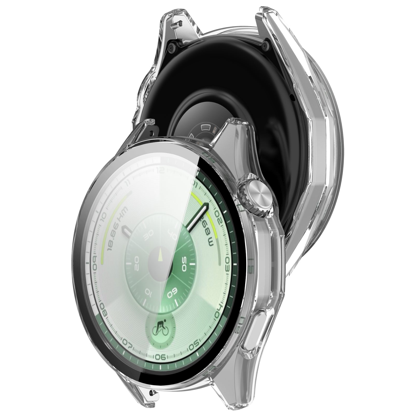 Coque avec verre PC Huawei Watch GT 6 - 46mm (transparent)