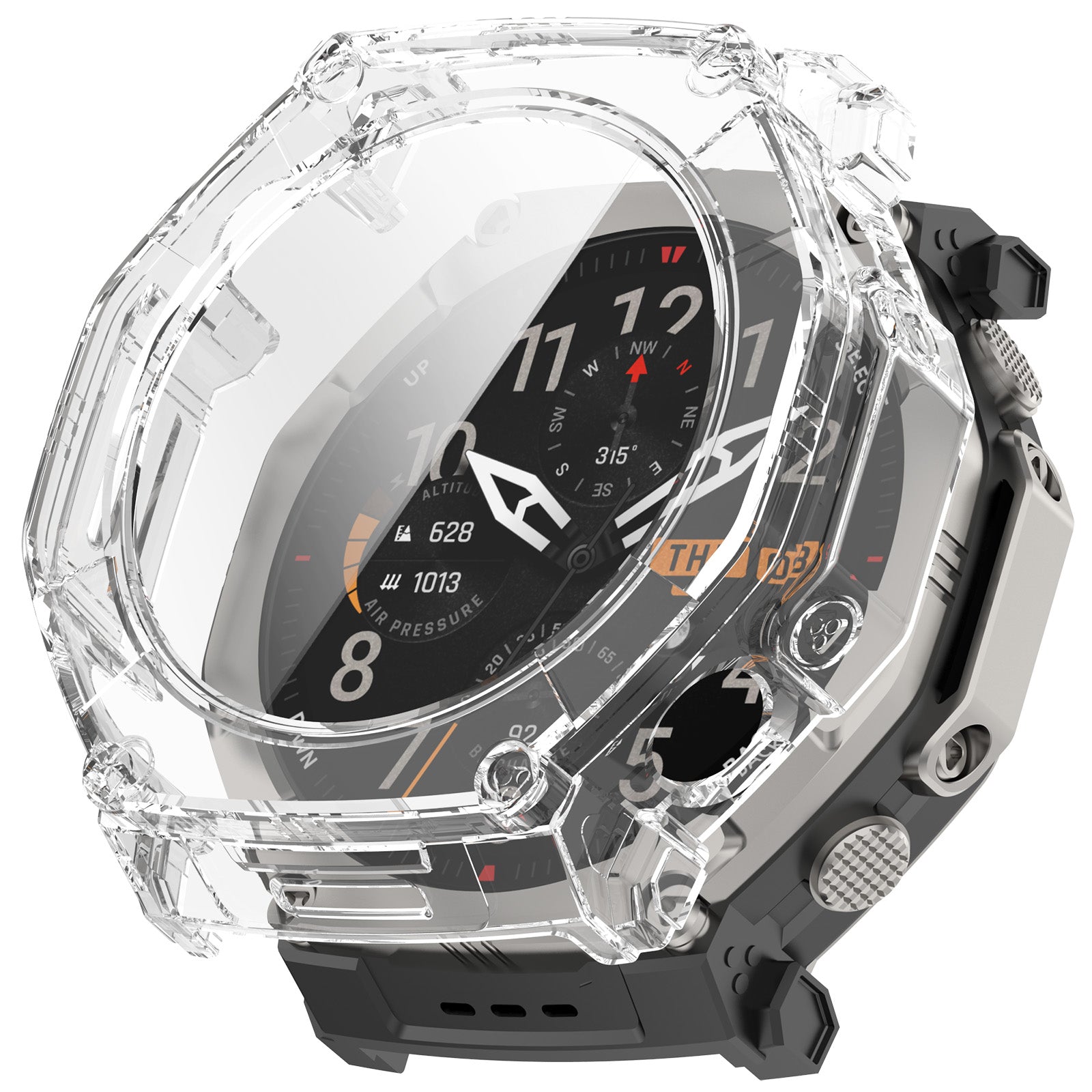 Coque PC en verre Amazfit T-Rex Ultra 2 (transparent)