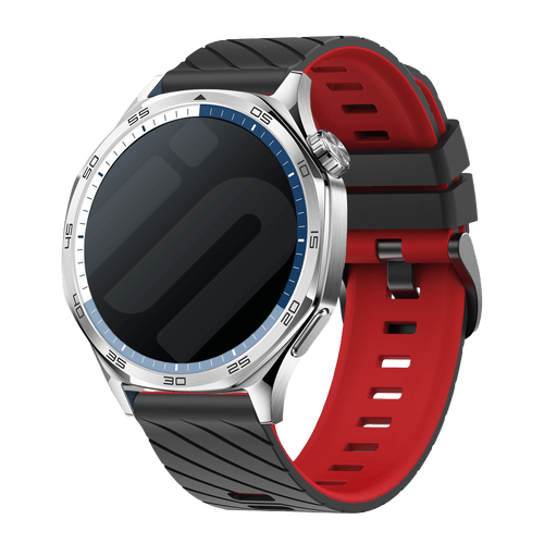 Bracelet twill sport Polar Street X (noir/rouge)
