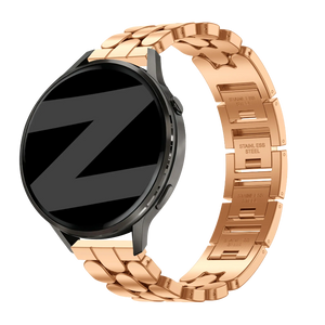 18mm steel band oval rose gold