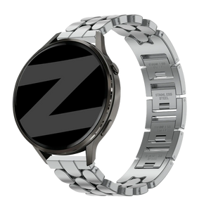 18mm steel band oval silver