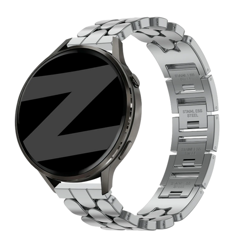 18mm steel band oval silver