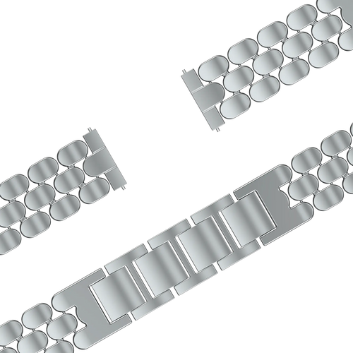 Bandz Bracelet acier 'Oval' ICE Smart 3.0 Round 1.20 (argent)