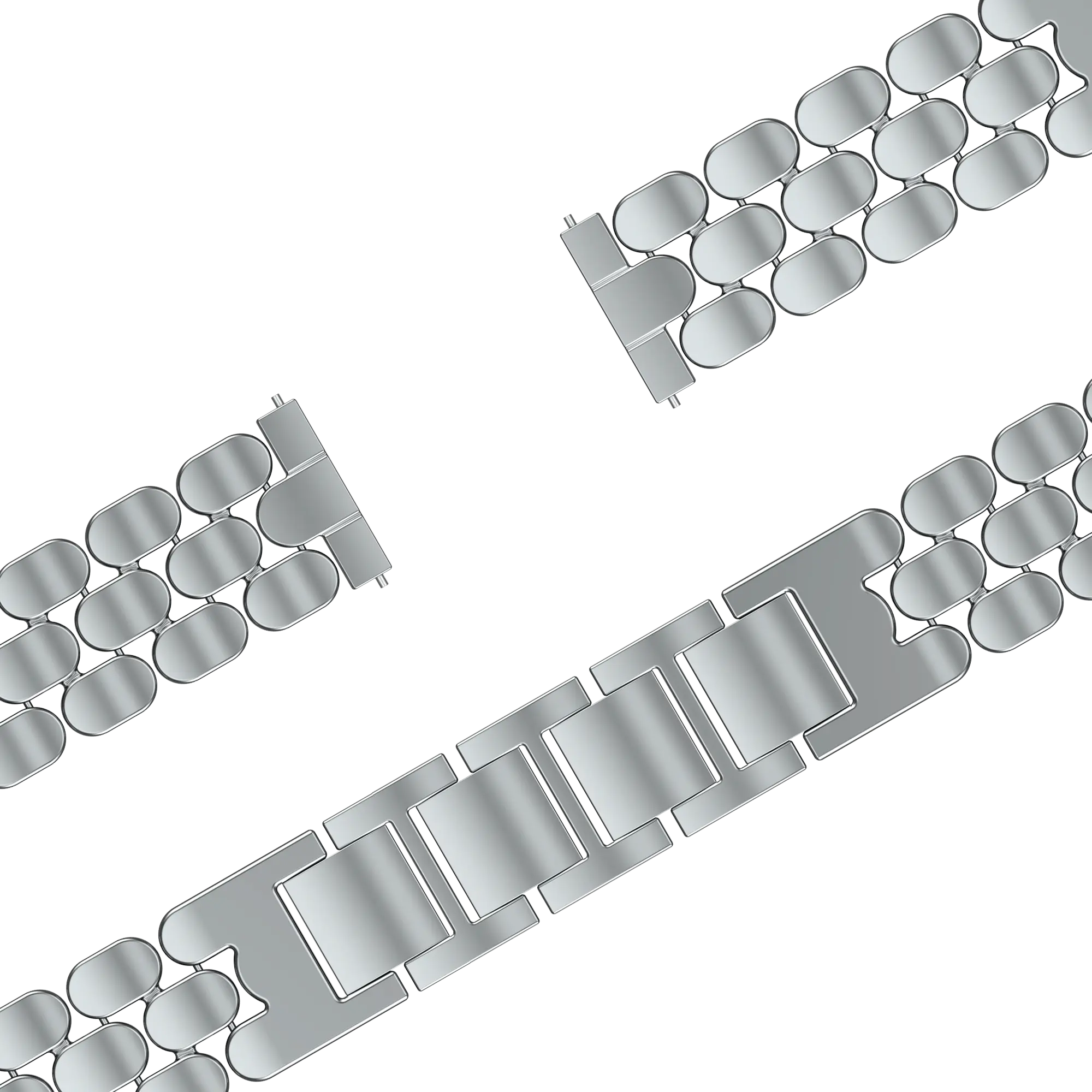 Bandz Bracelet acier 'Oval' ICE Smart 3.0 Round 1.20 (argent)