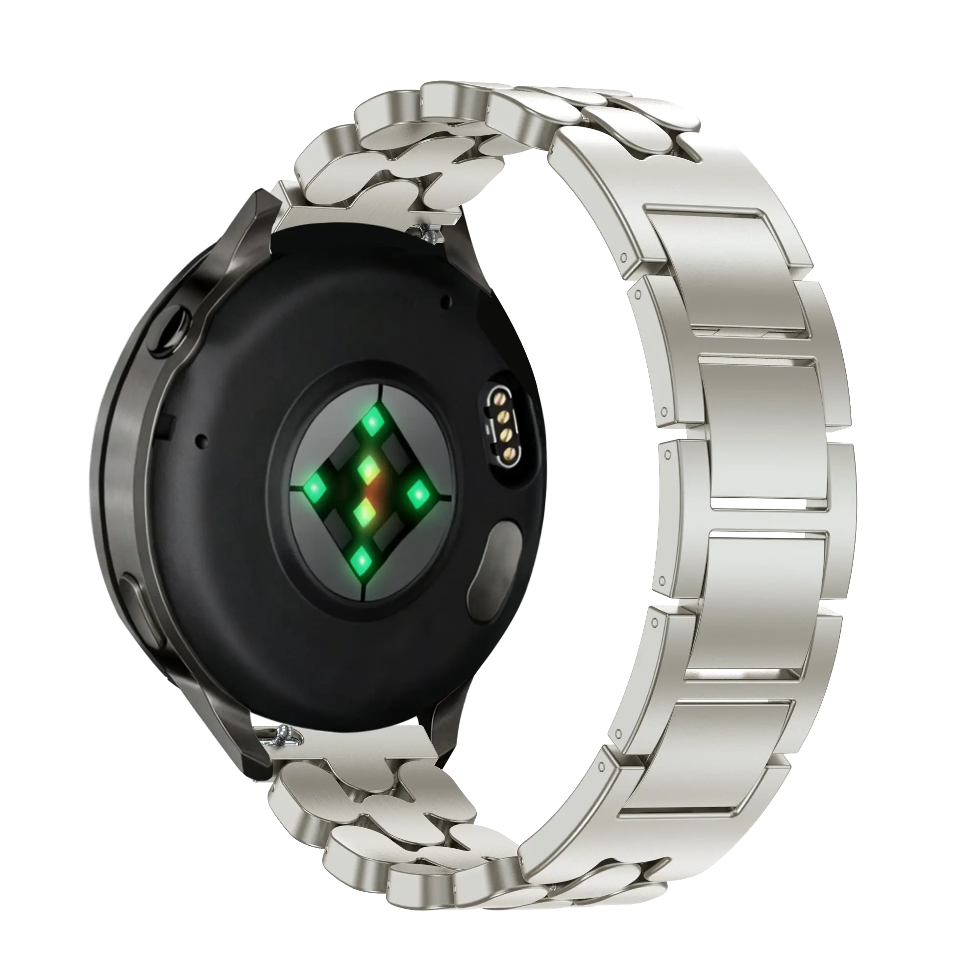Bandz Garmin Venu 3s Steel Strap 'Oval' (Starlight)
