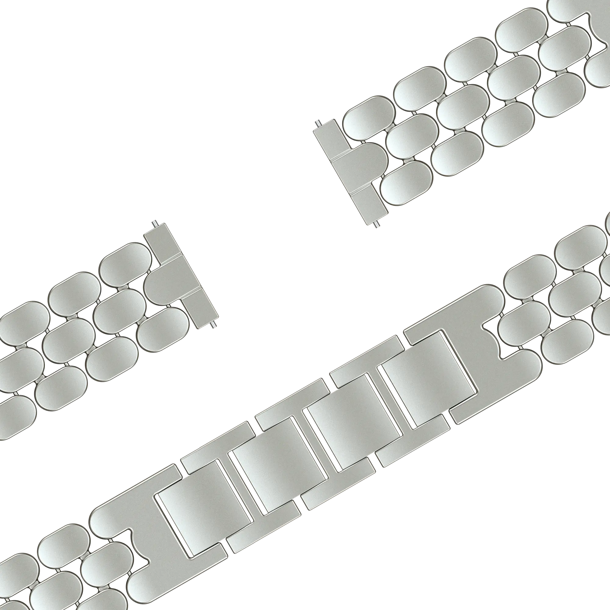 Bandz Fossil Gen 5e - 42mm Steel Strap 'Oval' (Starlight)