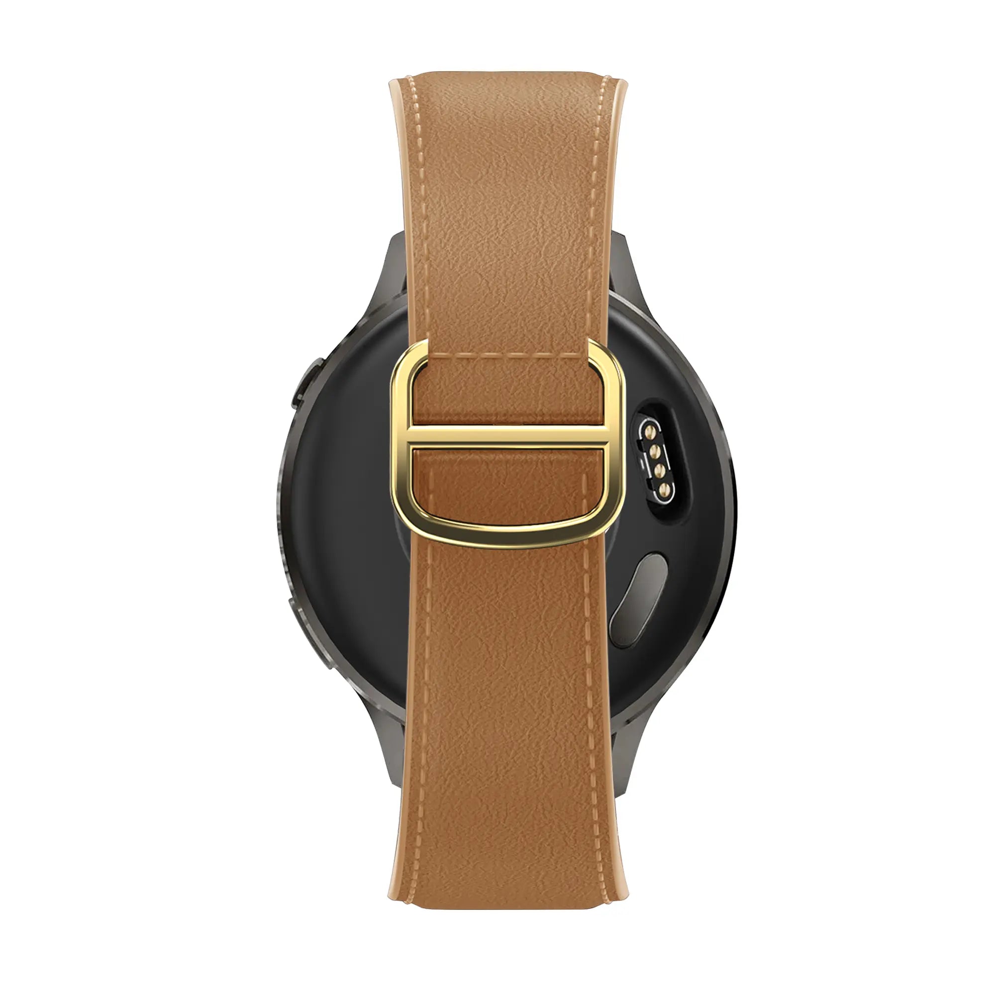 Bandz Bracelet cuir 'D-Type' Samsung Galaxy Watch 7 - 40mm (thé au lait)