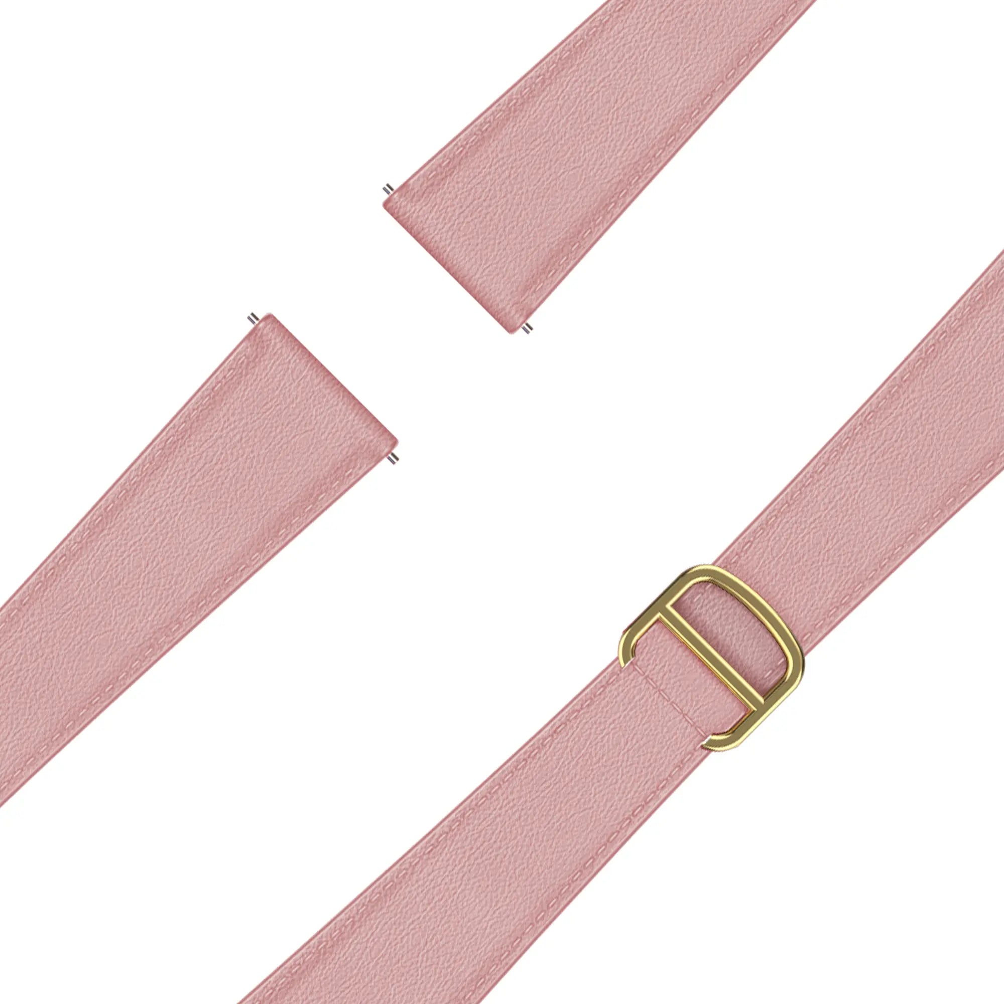 Bandz Bracelet cuir 'D-Type' Amazfit Cheetah 2 Pro (rose)