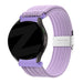 Bandz Bracelet nylon tressé Samsung Galaxy Watch 7 - 44mm (violet clair)