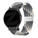 Bandz Bracelet nylon tressé Amazfit Active (noir melange)