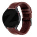 Bandz Bracelet cuir 'Classic' Amazfit Bip 5 (marron foncé)