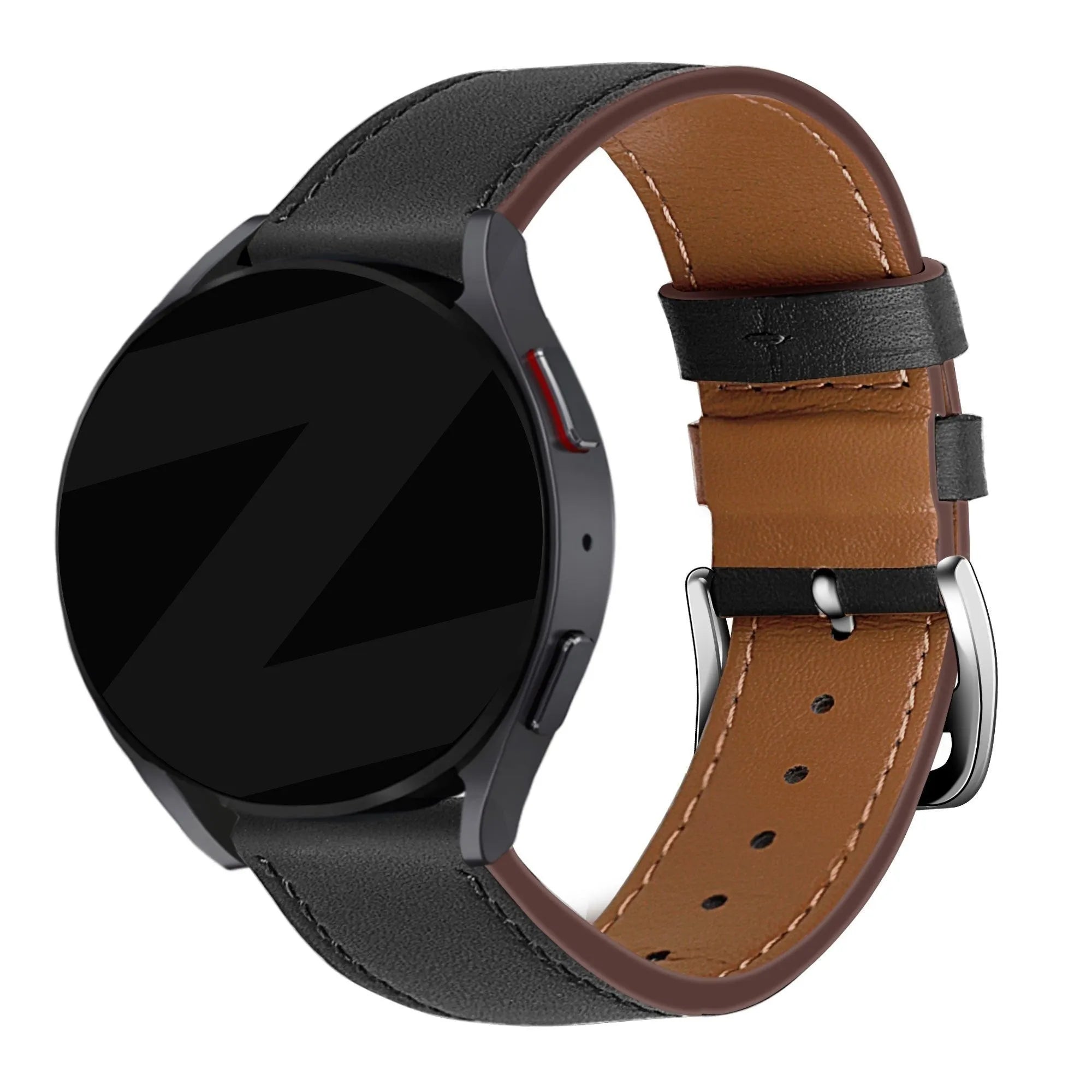 Bandz Bracelet cuir 'Deluxe' Coros Pace 3 (noir)