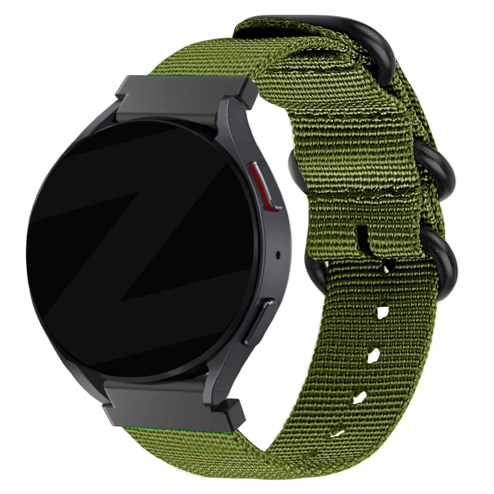 Bandz Bracelet nylon avec boucle Huawei Watch GT 6 Pro - 46mm (vert)