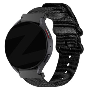Bandz Bracelet nylon avec boucle Coros Apex 4 - 42mm (noir)