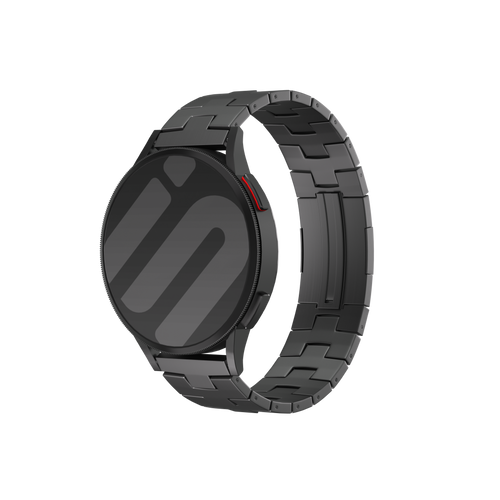 Bracelet titane granulé avec boucle plate CMF Watch Pro 3 (noir)