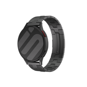 Bracelet titane granulé Coros Pace 3 (boucle plate) (graphite)