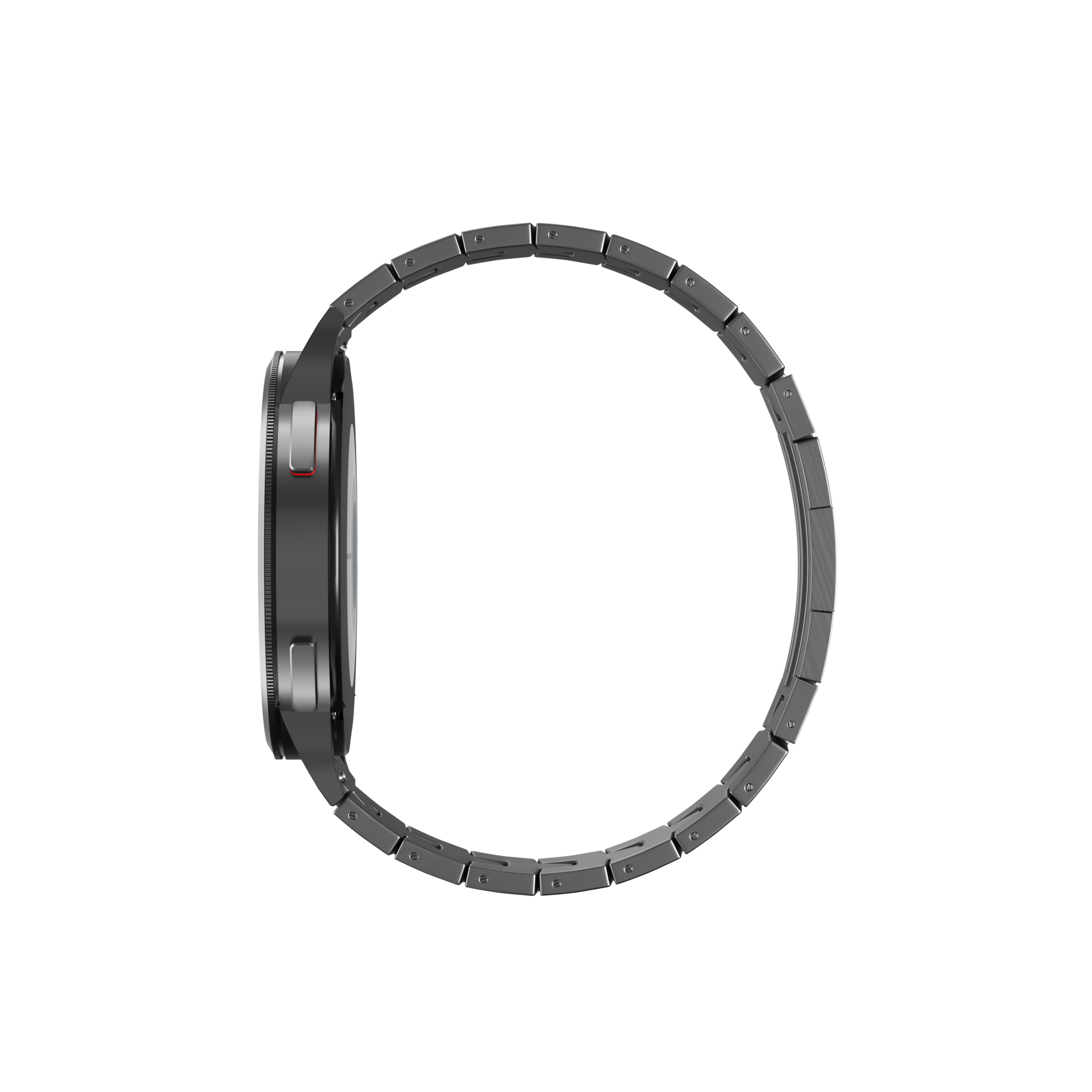 Bracelet en titane granulaire pour Oppo Watch X2 - fermeture plate(graphite)