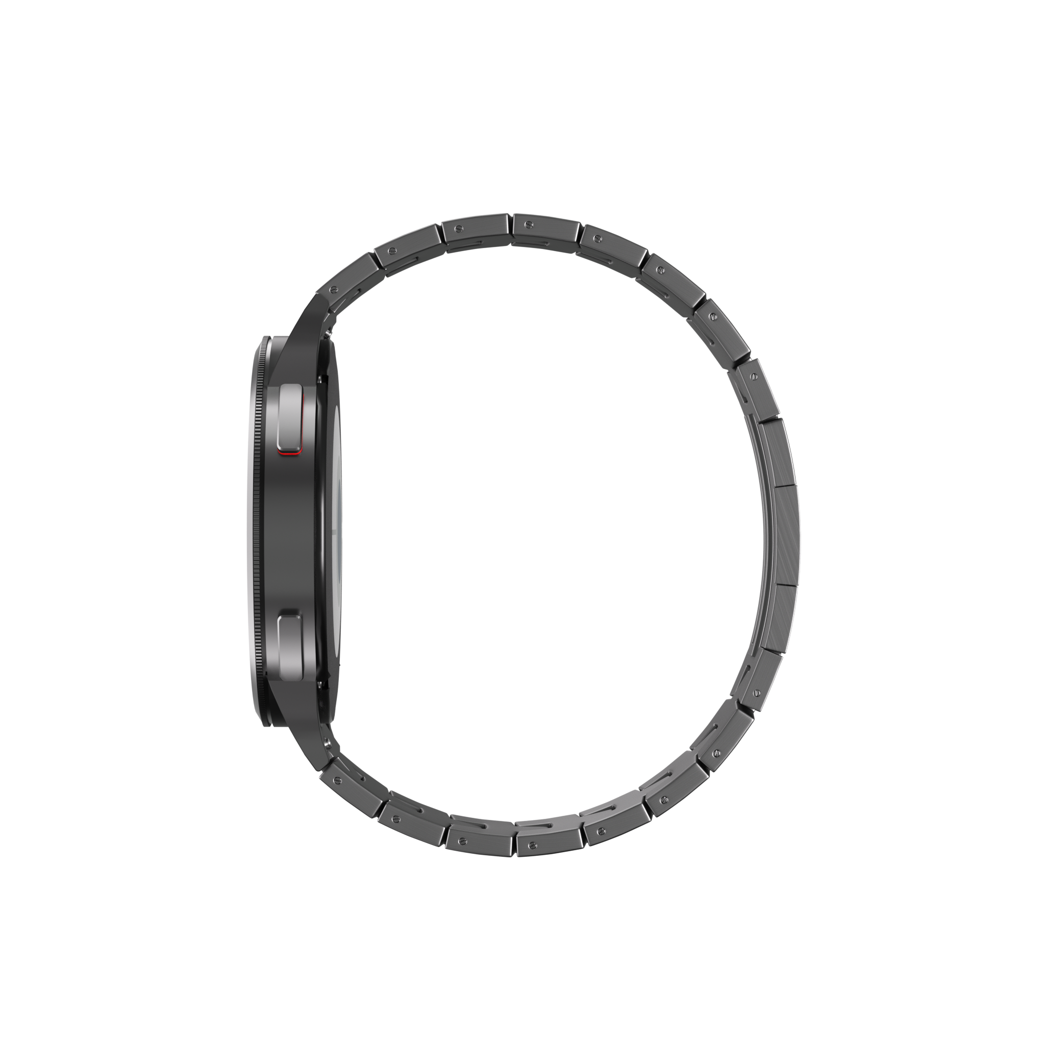 Bracelet titane granulé Amazfit GTR 4 (boucle plate) (graphite)