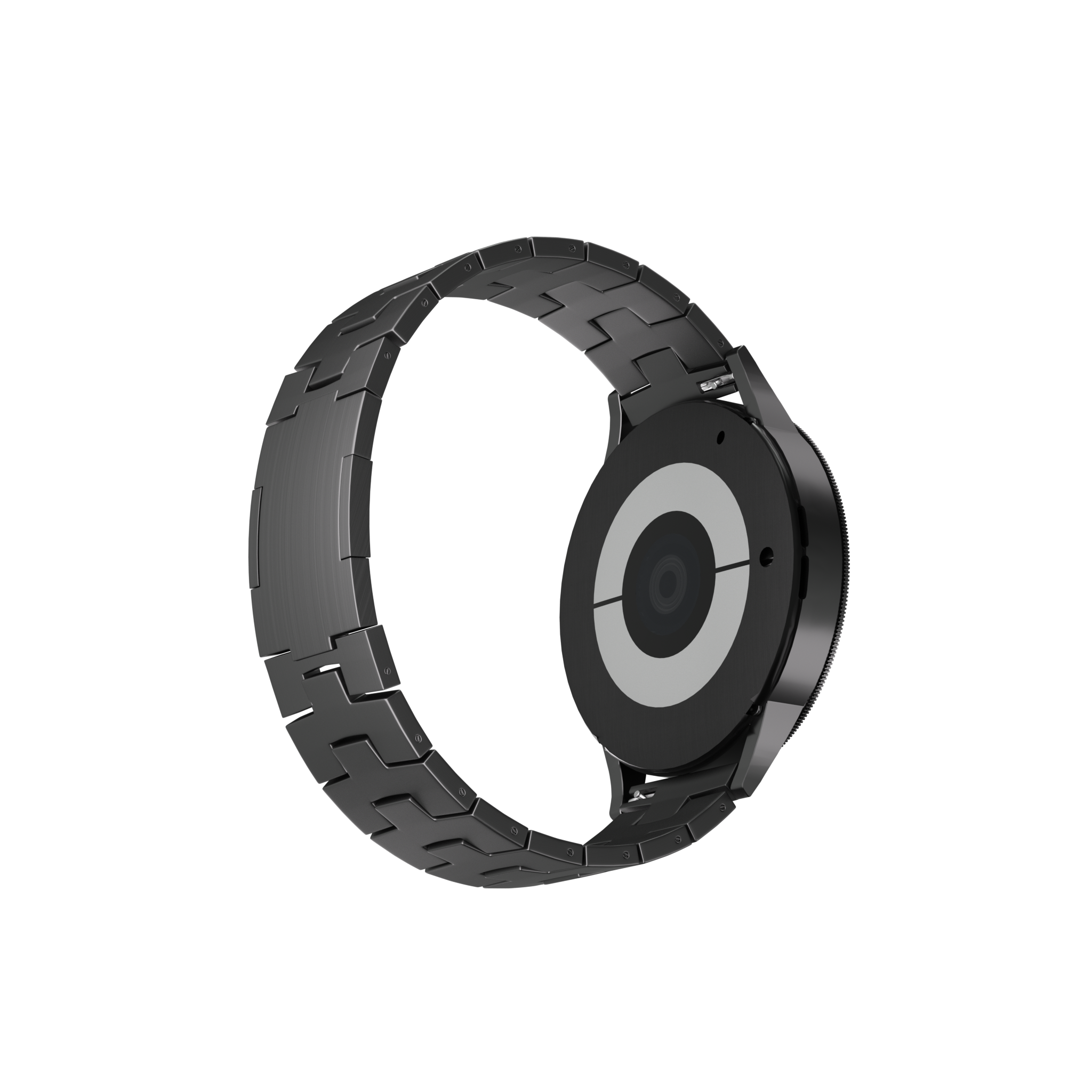 Bracelet titane granulé Coros Apex 2 Pro (boucle plate) (graphite)