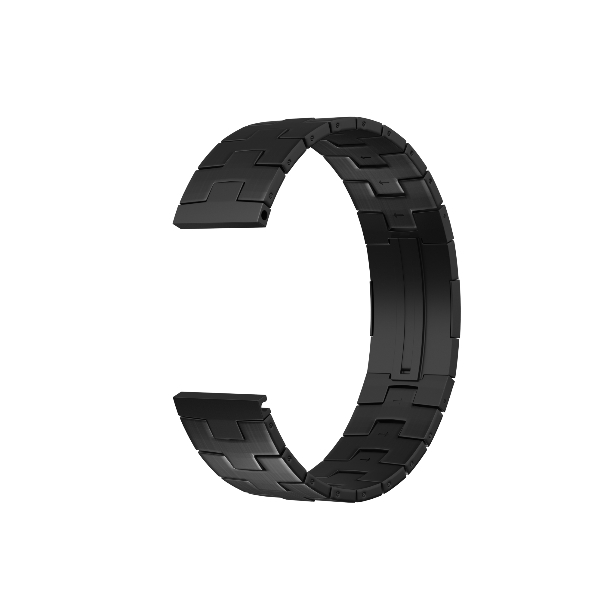 Bracelet grain de titane OnePlus Watch 3 (fermoir plat) (graphite)