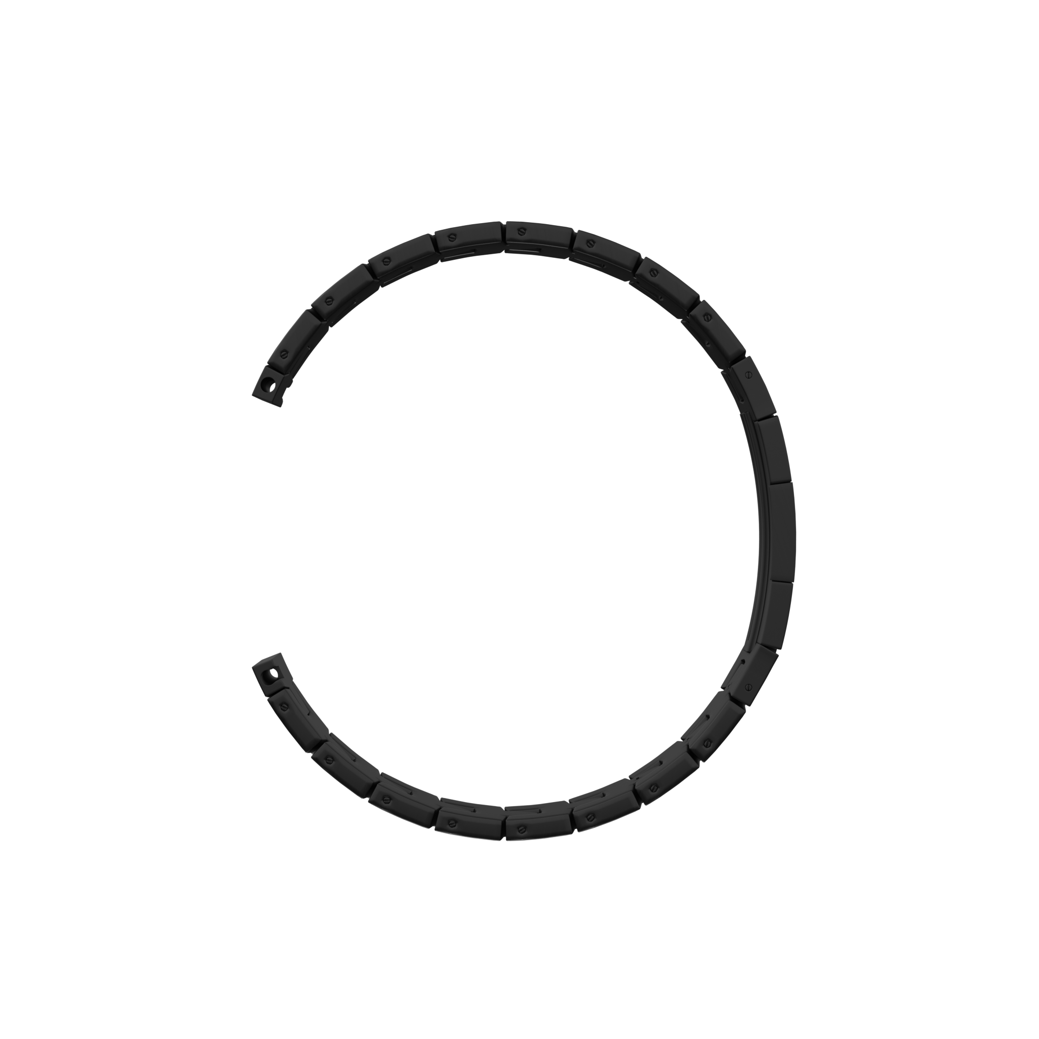 Bracelet titane granulé Huawei Watch Ultimate 2 (boucle plate) (graphite)