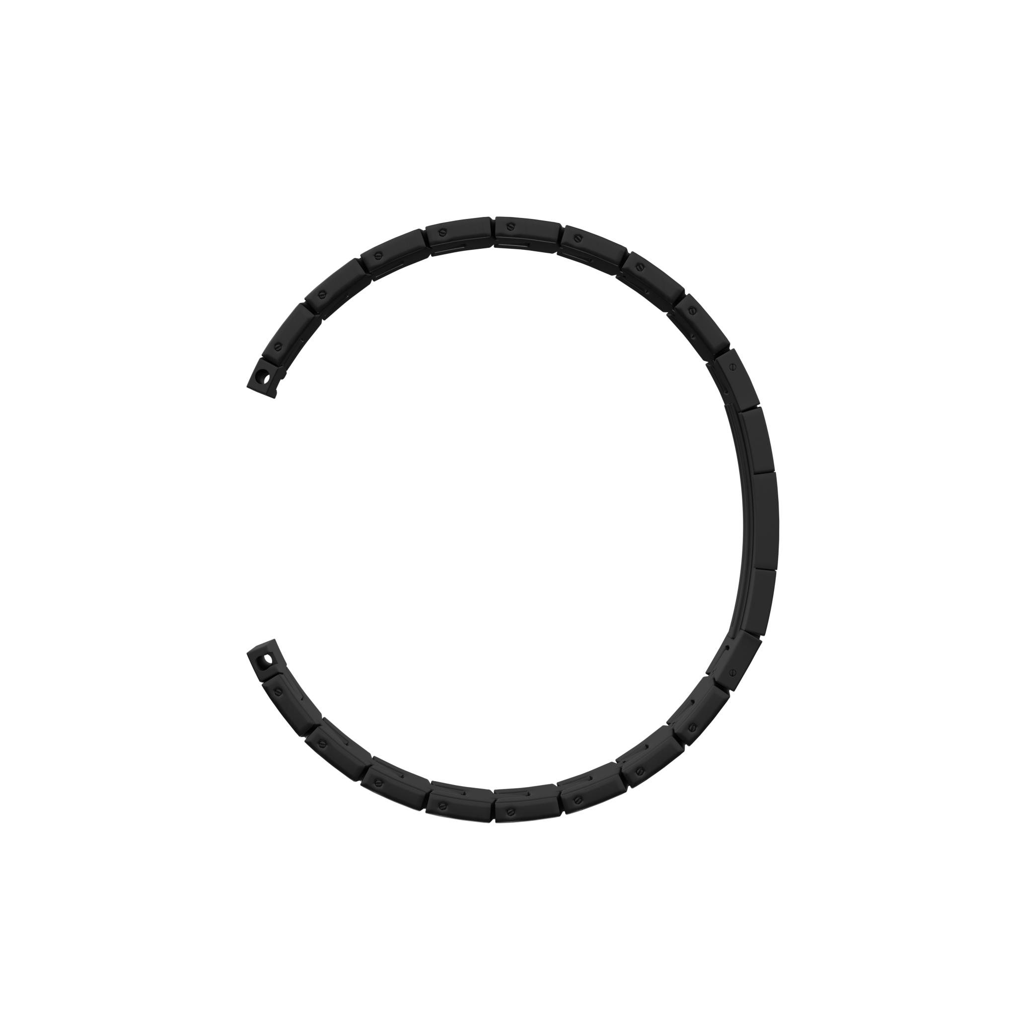 Bracelet en titane granulaire pour Oppo Watch X2 - fermeture plate(graphite)